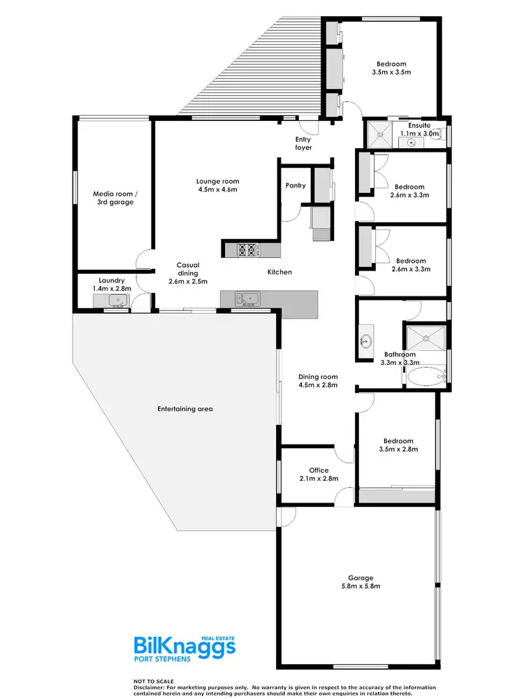 Floorplan of Homely house listing, 1 Ala Moana Way, Fingal Bay NSW 2315