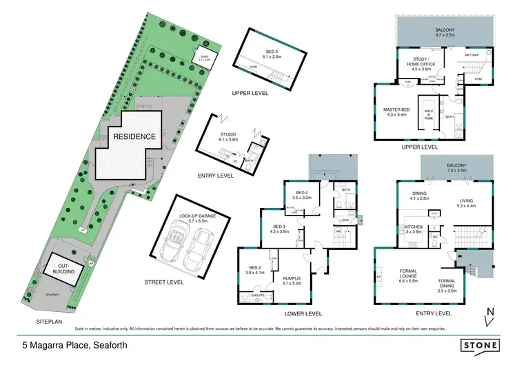 Floorplan of Homely house listing, 5 Magarra Place, Seaforth NSW 2092
