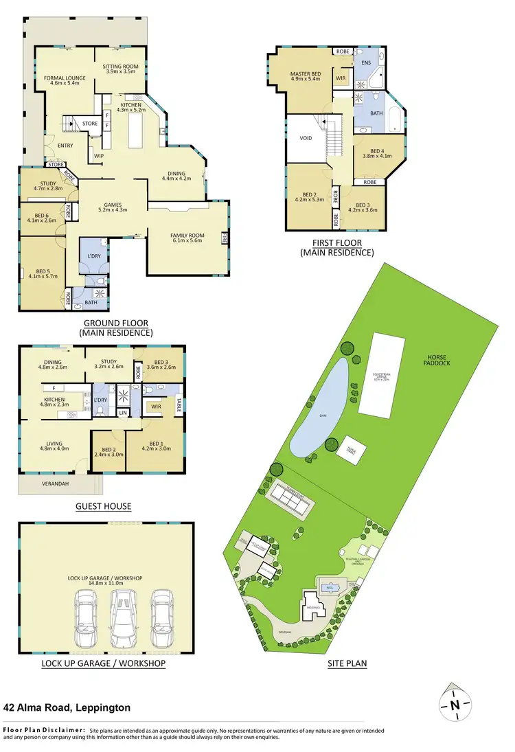 Floorplan of Homely rural property listing, 42 Alma Road, Leppington NSW 2179