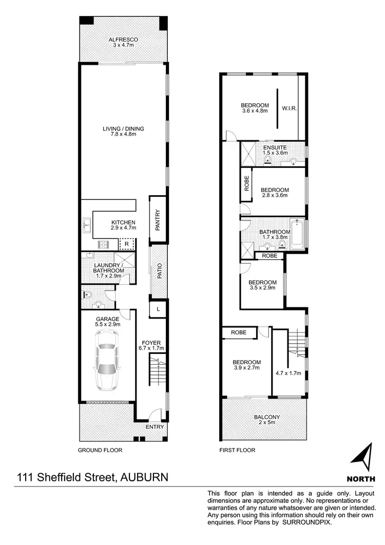 Floorplan of Homely house listing, 111 Sheffield Street, Auburn NSW 2144
