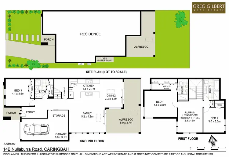 Floorplan of Homely semi-detached listing, 14B Nullaburra Road, Caringbah NSW 2229