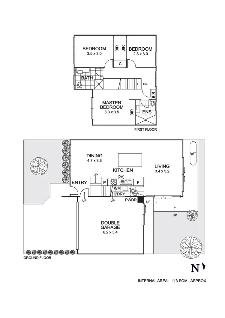 Floorplan of Homely house listing, 16 Pixel Circuit, Coburg North VIC 3058