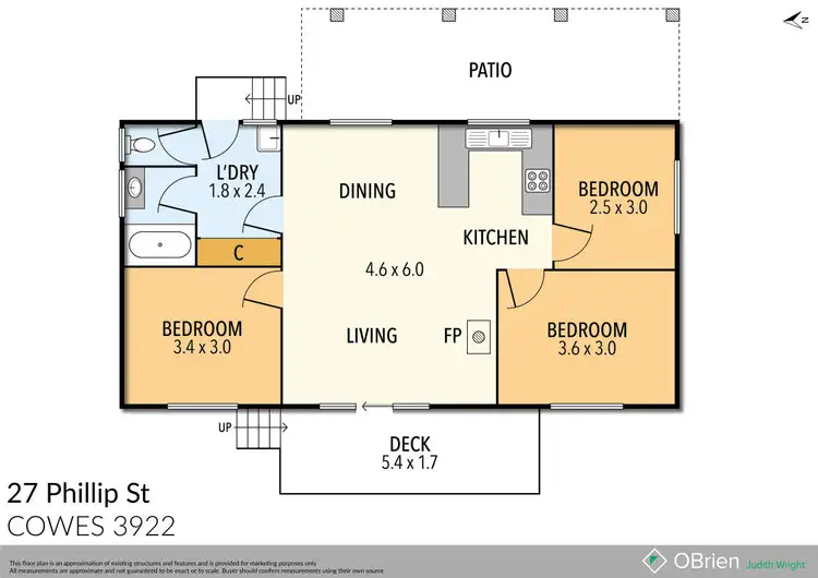 Floorplan of Homely house listing, 27 Phillip Street, Cowes VIC 3922