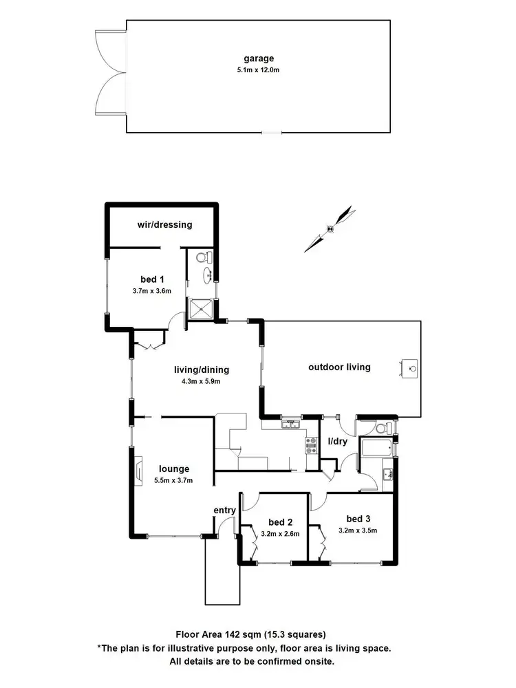 Floorplan of Homely house listing, 12 Beilby Close, Upper Ferntree Gully VIC 3156
