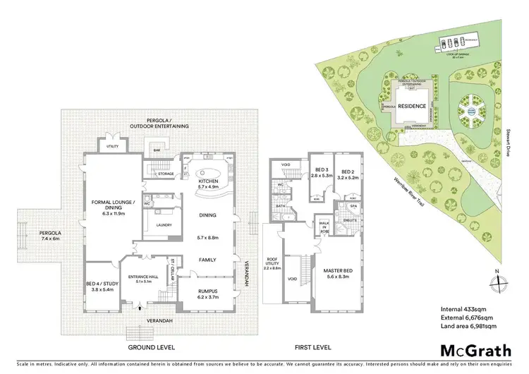 Floorplan of Homely house listing, 49 Stewart Drive, Werribee VIC 3030