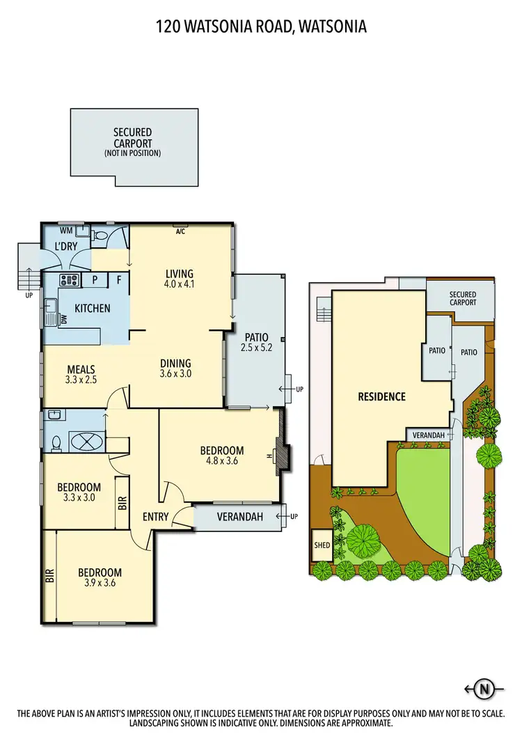 Floorplan of Homely house listing, 120 Watsonia Road, Watsonia VIC 3087
