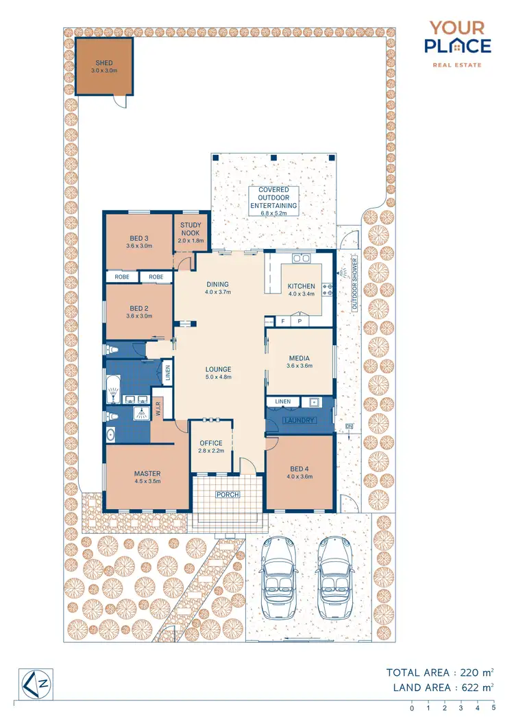 Floorplan of Homely house listing, 18 Third Avenue, Coolum Beach QLD 4573