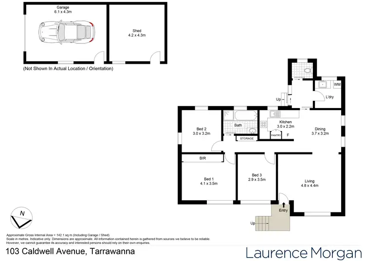 Floorplan of Homely house listing, 103 Caldwell Avenue, Tarrawanna NSW 2518