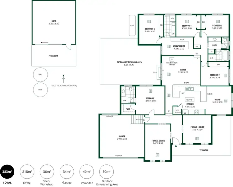 Floorplan of Homely house listing, 39 St Marks Drive, Woodside SA 5244