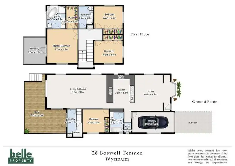 Floorplan of Homely house listing, 26 Boswell Terrace, Wynnum QLD 4178