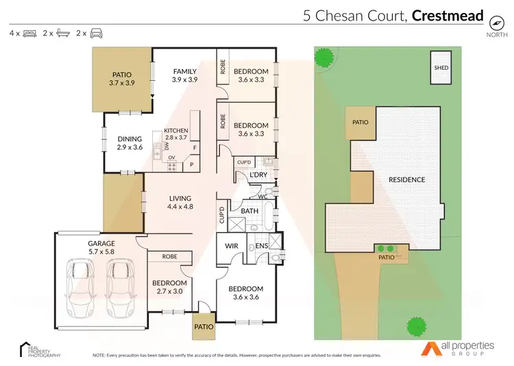 Floorplan of Homely house listing, 5 Chesan Court, Crestmead QLD 4132
