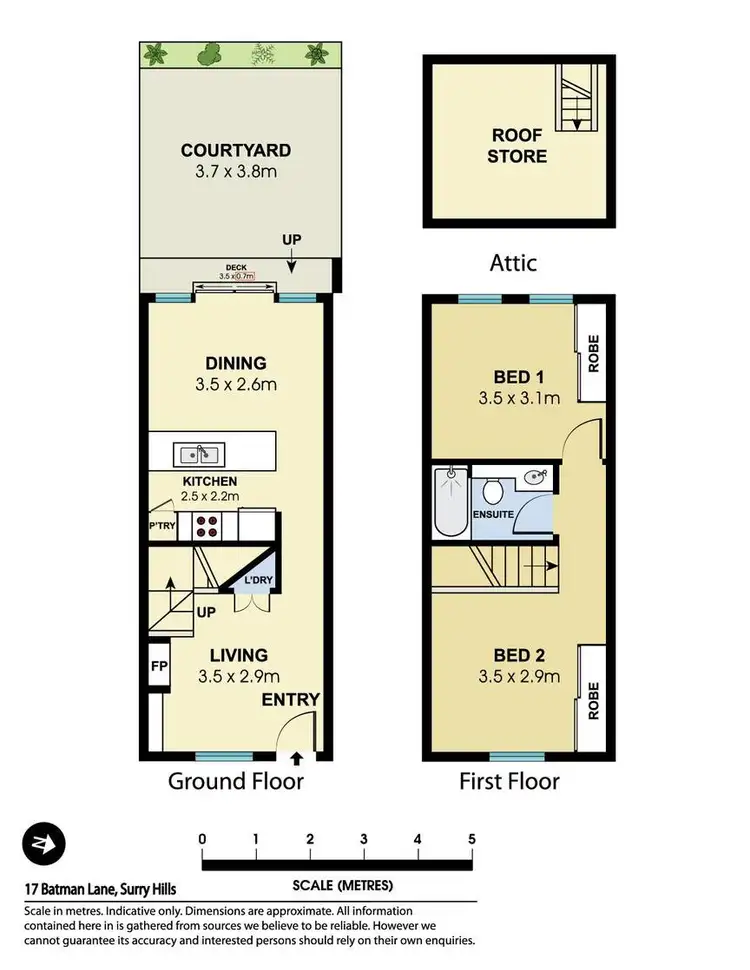 Floorplan of Homely house listing, 17 Batman Lane, Surry Hills NSW 2010