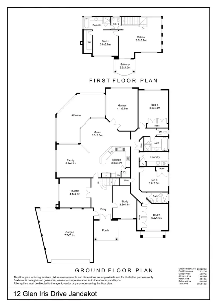 Floorplan of Homely house listing, 12 Glen Iris Drive, Jandakot WA 6164