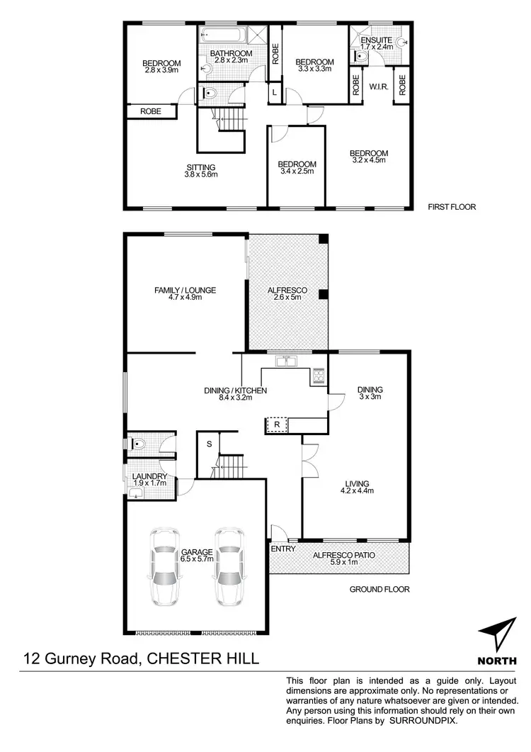 Floorplan of Homely house listing, 10 and 12 Gurney Road, Chester Hill NSW 2162