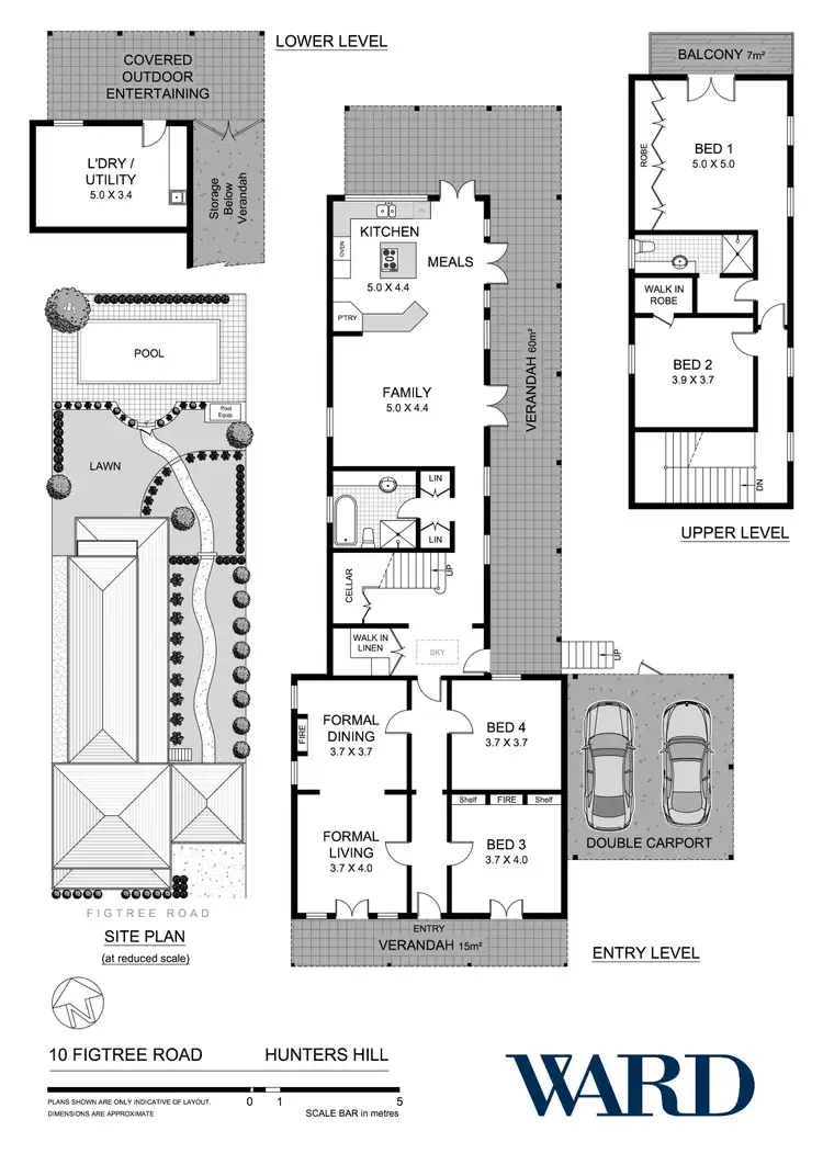 Floorplan of Homely house listing, 10 Figtree Road, Hunters Hill NSW 2110