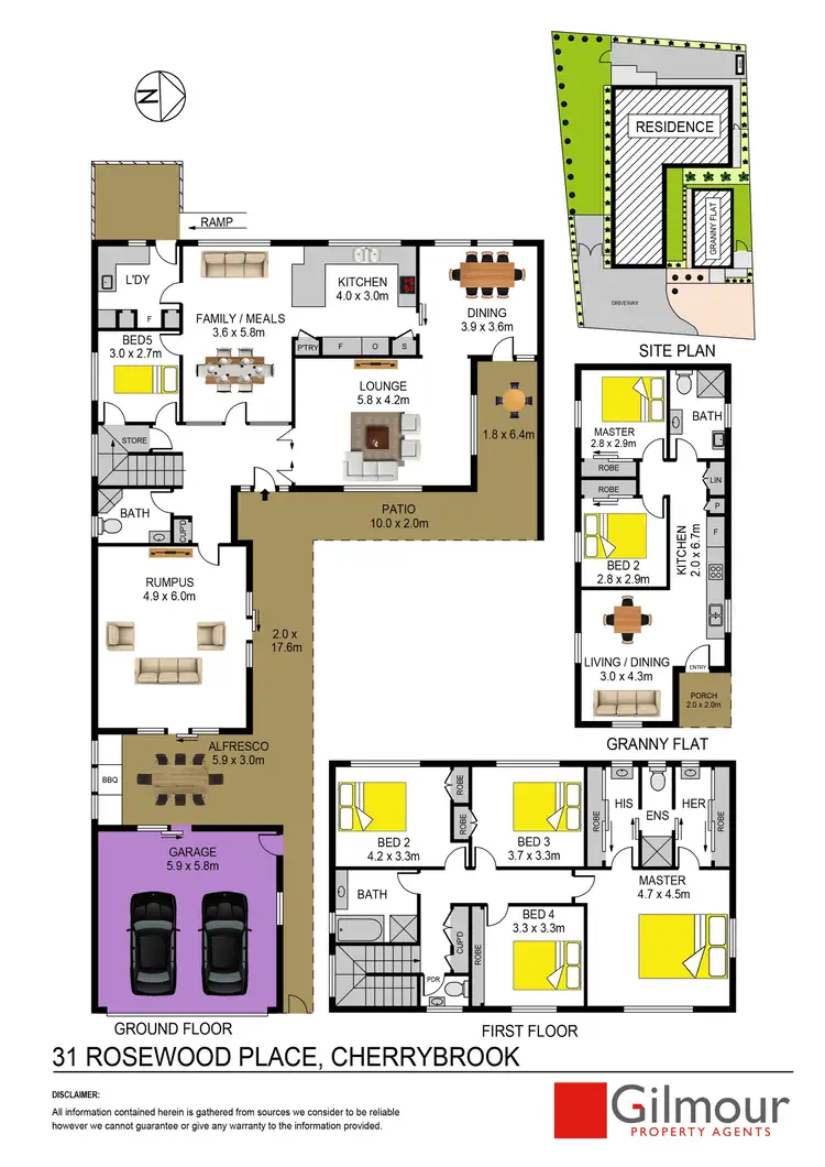 Floorplan of Homely house listing, 31 Rosewood Place, Cherrybrook NSW 2126