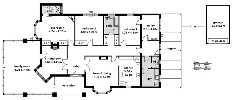 Floorplan of Homely house listing, 6 Winchester Street, St Peters SA 5069