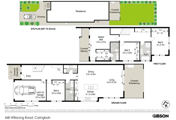 Floorplan of Homely semi-detached listing, 46B Willarong Road, Caringbah NSW 2229