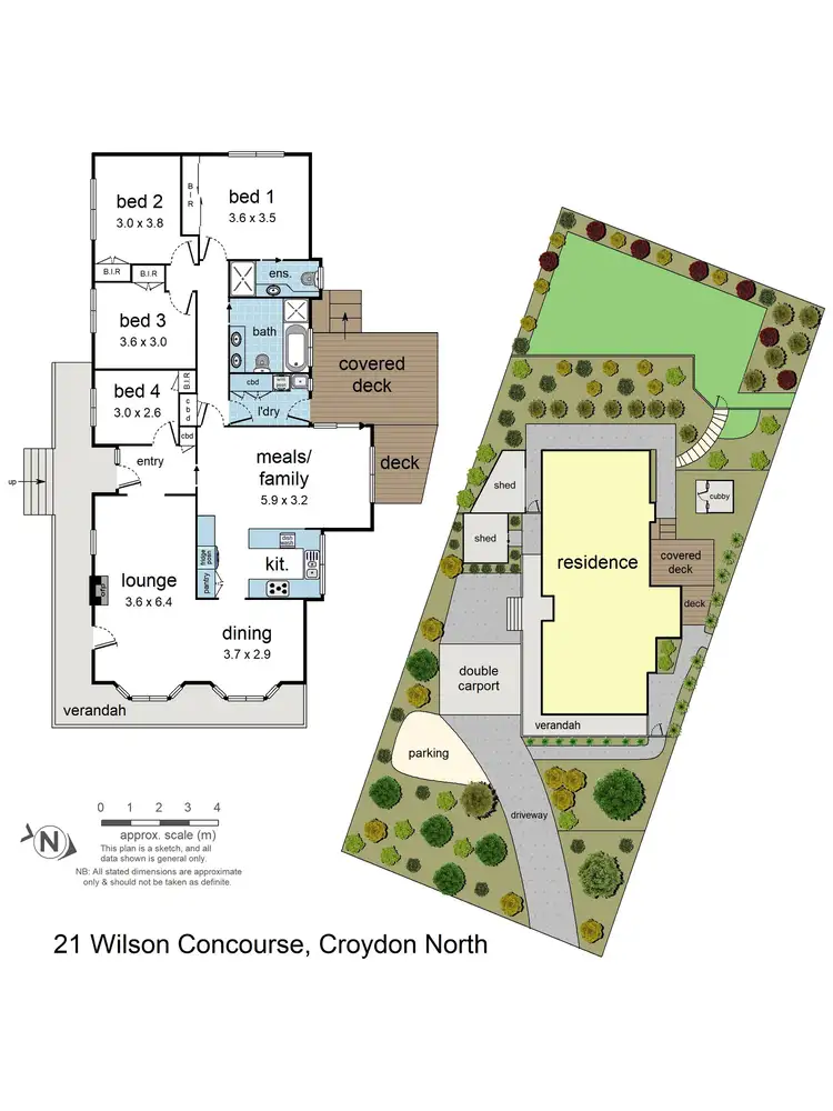 Floorplan of Homely house listing, 21 Wilson Concourse, Croydon North VIC 3136