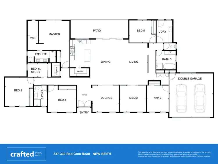 Floorplan of Homely house listing, 337-339 Red Gum Road, New Beith QLD 4124