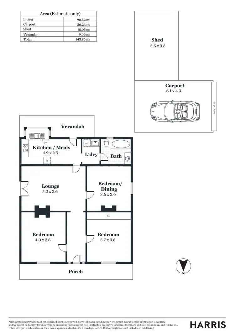 Floorplan of Homely house listing, 41 Barretts Road, Clapham SA 5062
