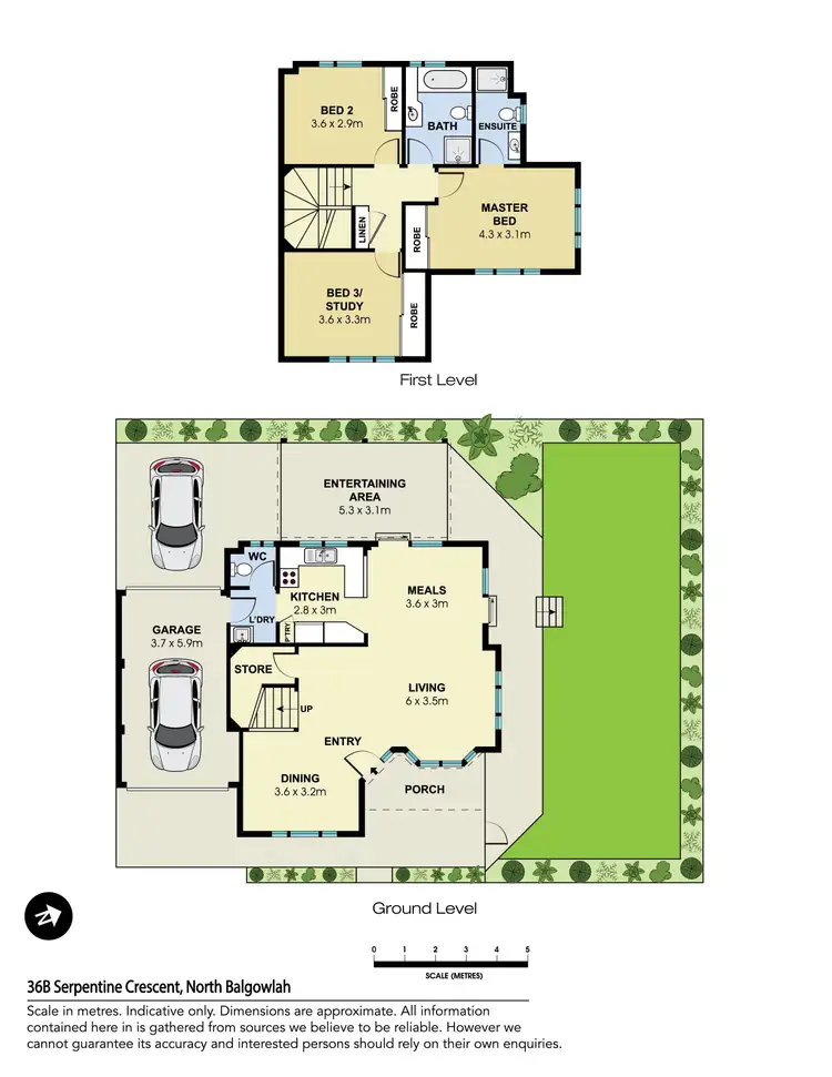 Floorplan of Homely townhouse listing, 36B Serpentine Crescent, North Balgowlah NSW 2093