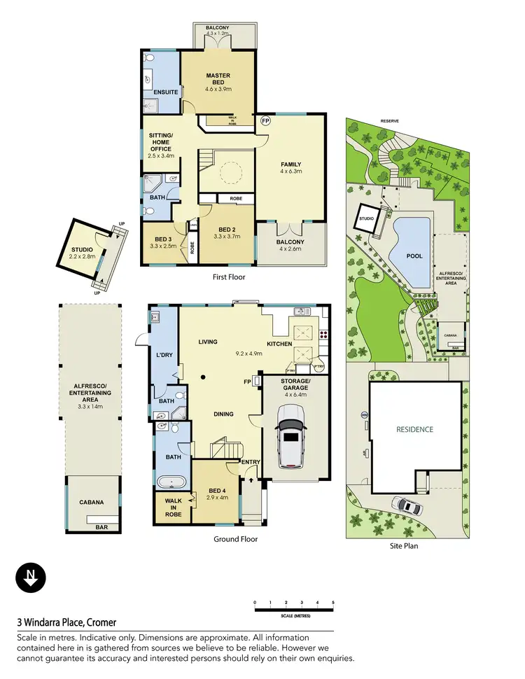 Floorplan of Homely house listing, 3 Windarra Place, Cromer NSW 2099