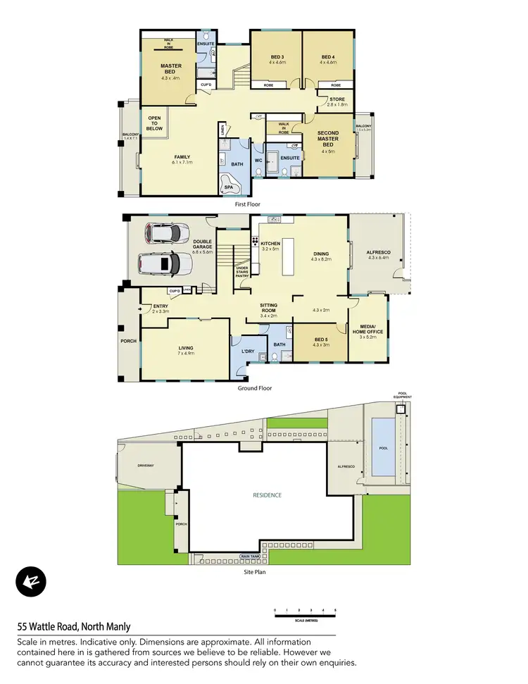 Floorplan of Homely house listing, 55 Wattle Road, North Manly NSW 2100