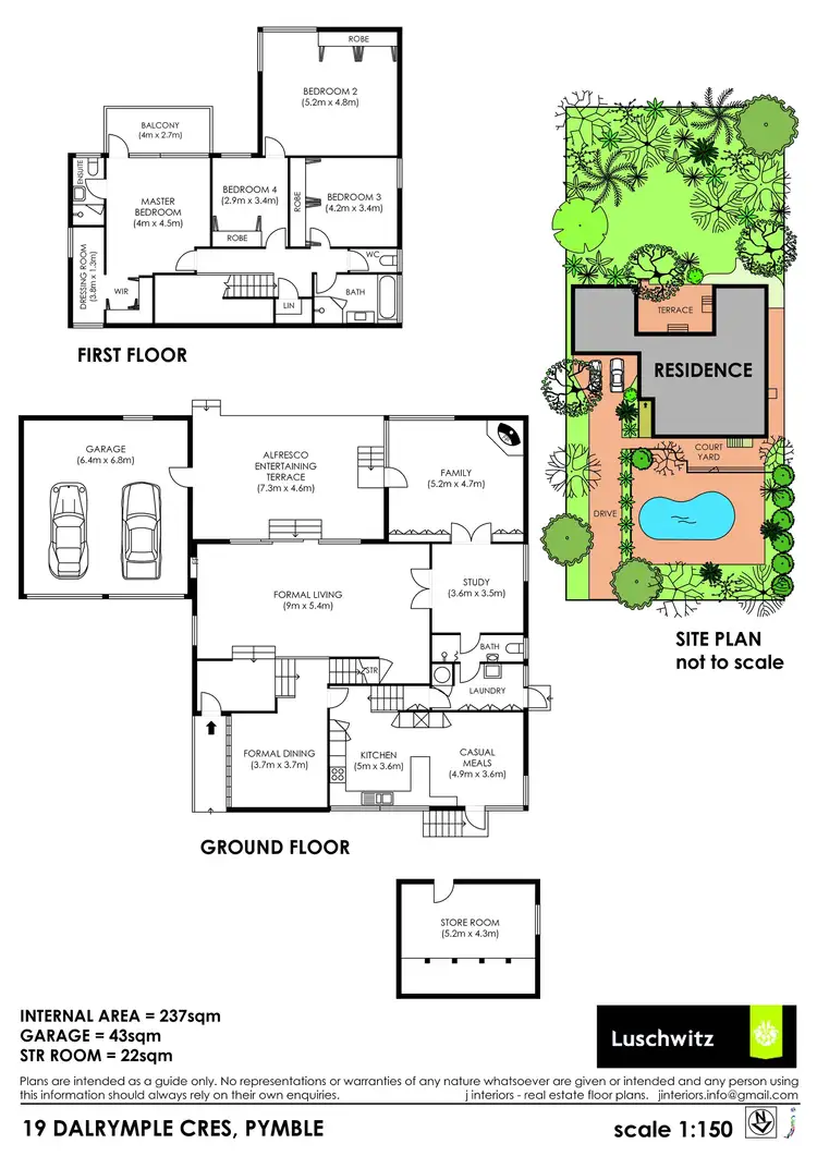 Floorplan of Homely house listing, 19 Dalrymple Crescent, Pymble NSW 2073