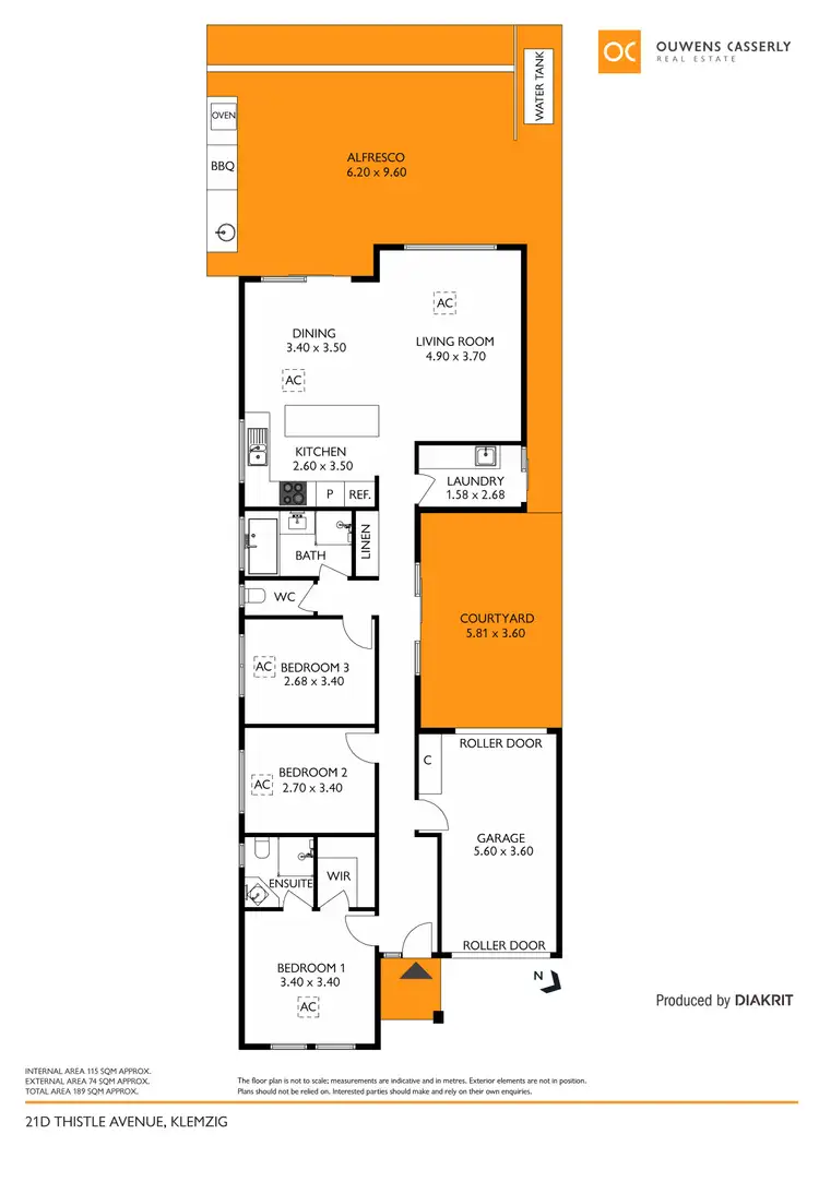 Floorplan of Homely house listing, 21D Thistle Avenue, Klemzig SA 5087