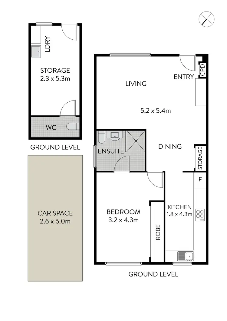 Floorplan of Homely apartment listing, 14/29a Frederick Street, Ashfield NSW 2131