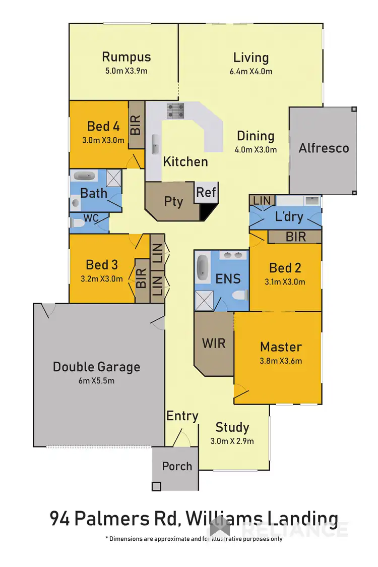 Floorplan of Homely house listing, 94 Palmers Road, Williams Landing VIC 3027