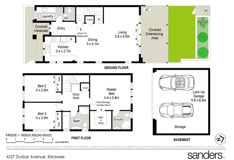 Floorplan of Homely townhouse listing, 4/27-29 Durbar Avenue, Kirrawee NSW 2232