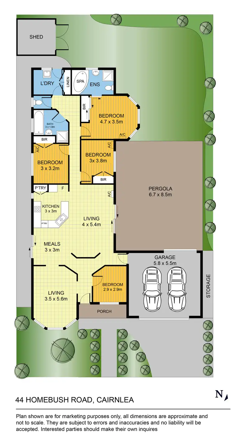 Floorplan of Homely house listing, 44 Homebush Road, Cairnlea VIC 3023