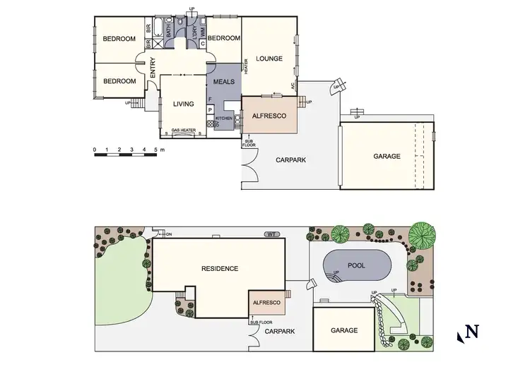 Floorplan of Homely house listing, 45 Enfield Drive, Bayswater VIC 3153