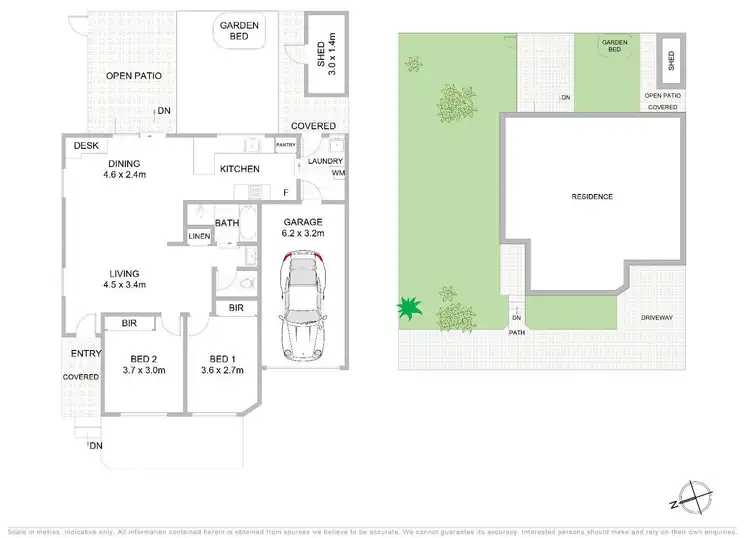 Floorplan of Homely villa listing, 1/36 Marshall Way, Nambucca Heads NSW 2448