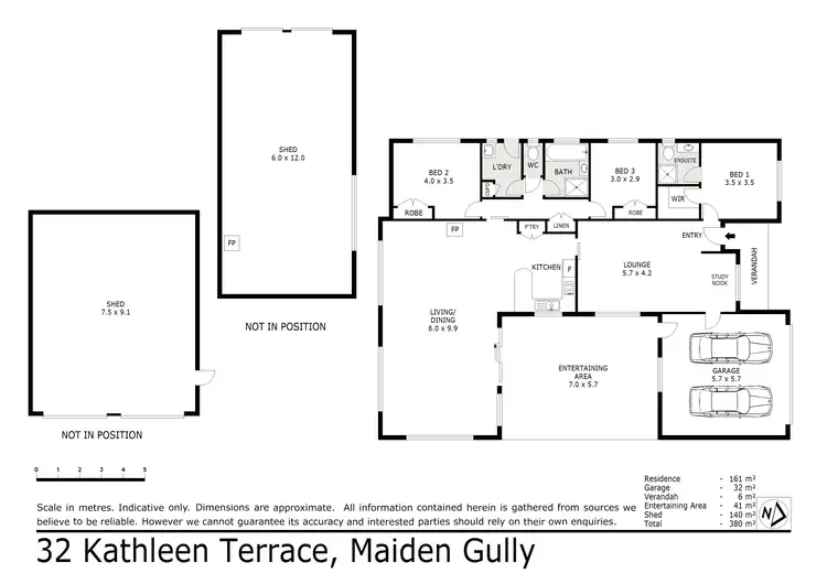 Floorplan of Homely house listing, 32 Kathleen Terrace, Maiden Gully VIC 3551