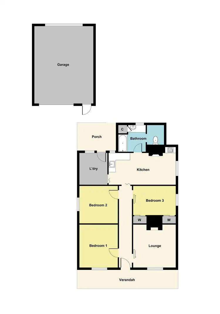 Floorplan of Homely house listing, 709 Doveton Street North, Soldiers Hill VIC 3350