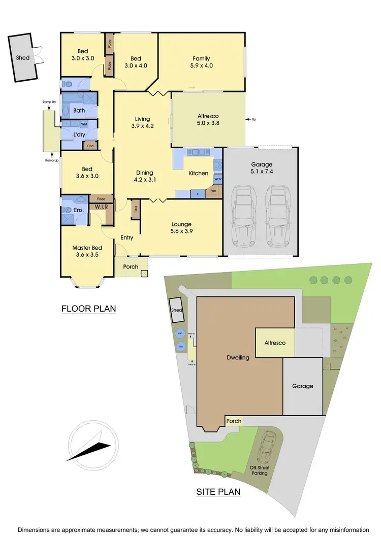 Floorplan of Homely house listing, 6 Pisani Court, Mill Park VIC 3082