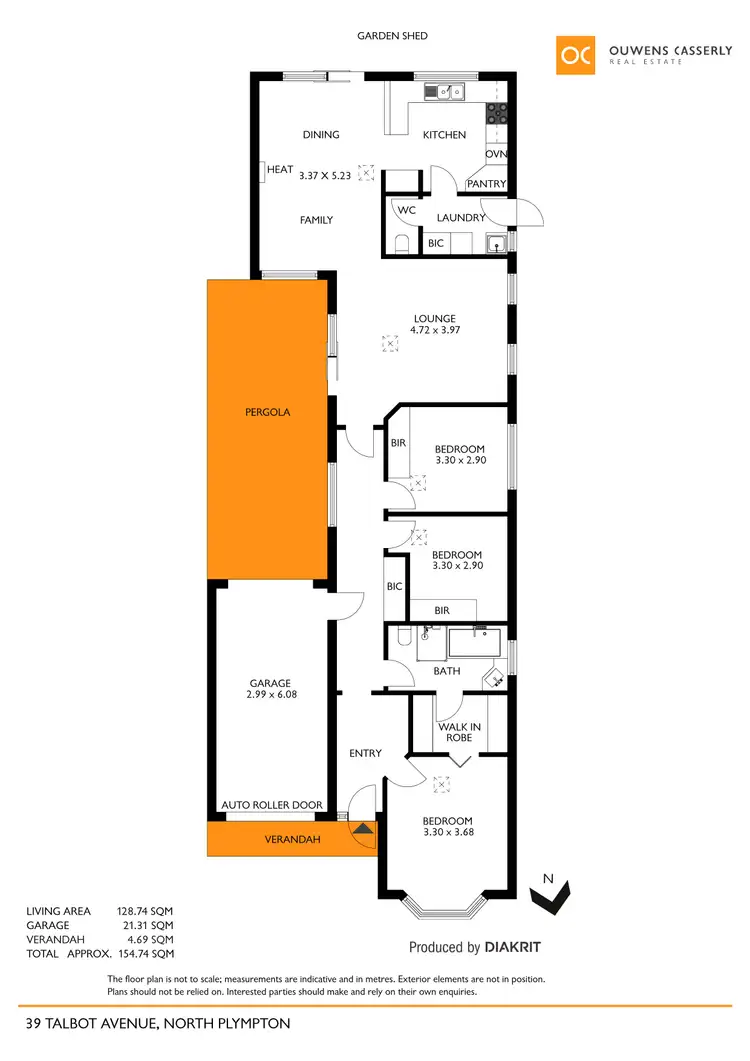 Floorplan of Homely house listing, 39 Talbot Avenue, North Plympton SA 5037