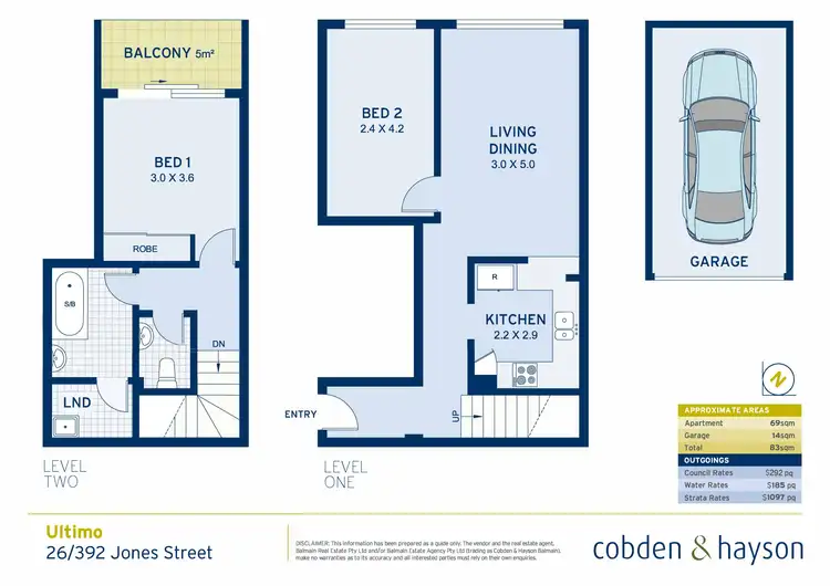 Floorplan of Homely apartment listing, 26/392 Jones Street, Ultimo NSW 2007