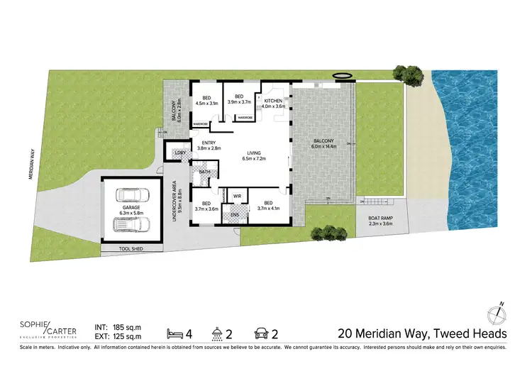 Floorplan of Homely house listing, 20 Meridian Way, Tweed Heads NSW 2485