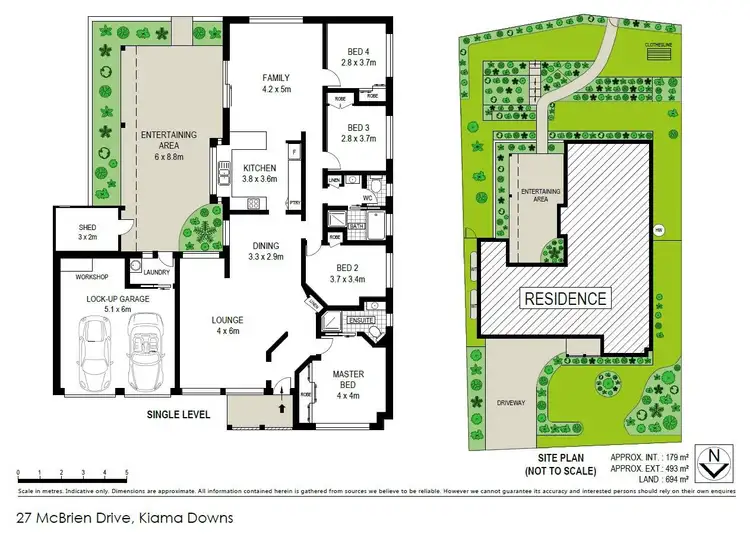 Floorplan of Homely house listing, 27 McBrien Drive, Kiama Downs NSW 2533