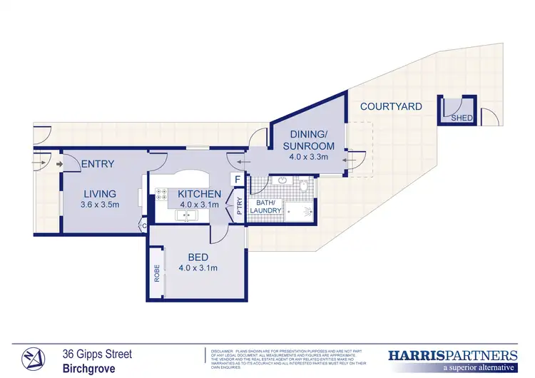 Floorplan of Homely house listing, 36 Gipps Street, Birchgrove NSW 2041