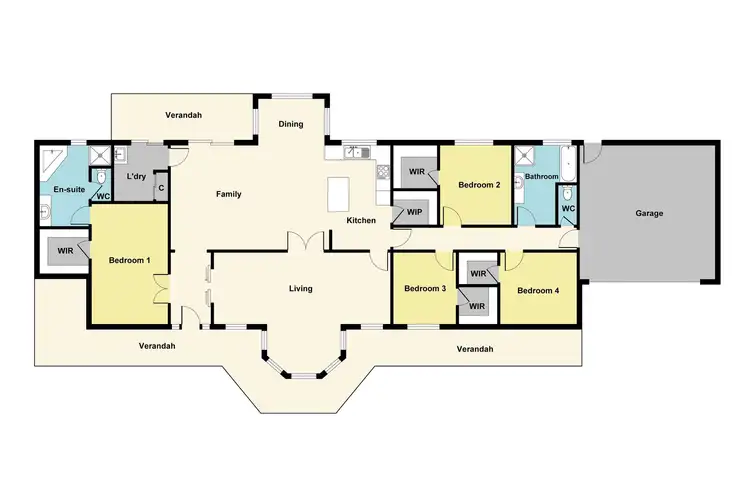 Floorplan of Homely house listing, 14 Willats Road, Maryborough VIC 3465