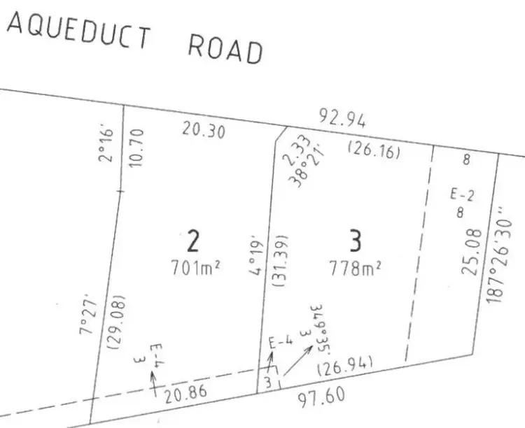 Floorplan of Homely land listing, LOT 2 & 3, 91a Aqueduct Road, Langwarrin VIC 3910