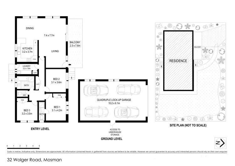 Floorplan of Homely house listing, 32 Wolger Road, Mosman NSW 2088