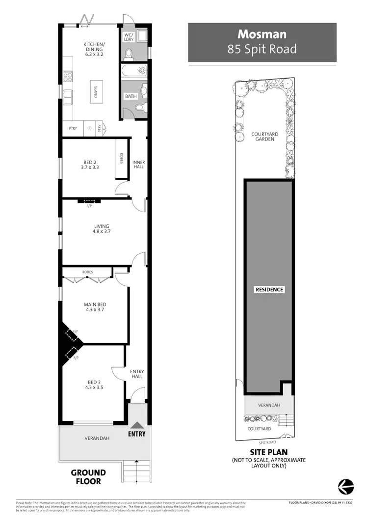 Floorplan of Homely house listing, 85 Spit Road, Mosman NSW 2088