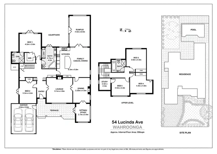 Floorplan of Homely house listing, 54 Lucinda Avenue, Wahroonga NSW 2076
