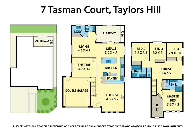 Floorplan of Homely house listing, 7 Tasman Court, Taylors Hill VIC 3037